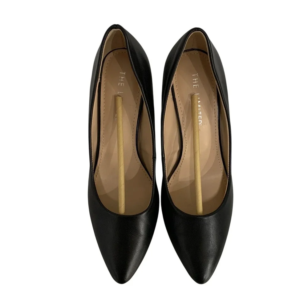 The Limited Tatum Black Pumps Womens Size 9M Pointed Toe Heels Like New Box